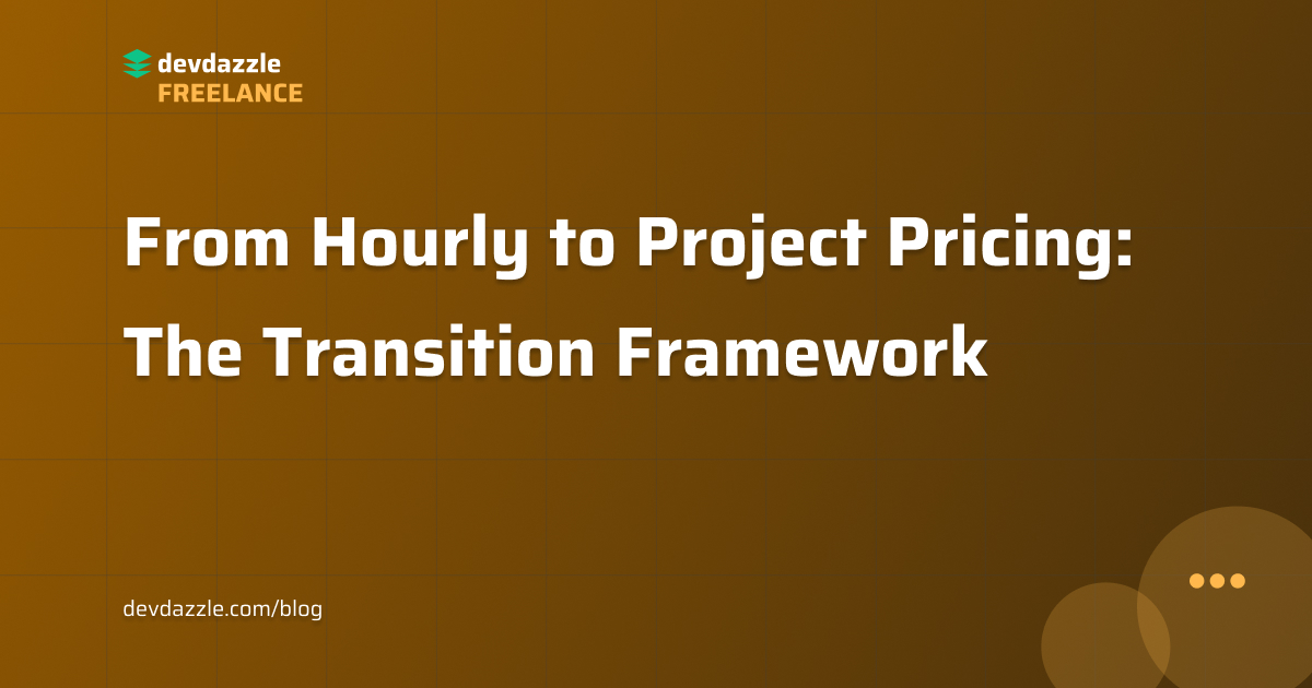 From Hourly to Project Pricing: The Transition Framework